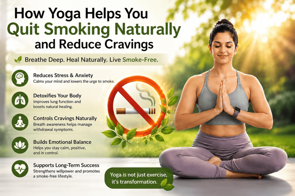 yoga for smoking cessation how to quit smoking naturally yoga to quit smoking reduce nicotine cravings naturally breathing exercises to quit smoking yoga for nicotine addiction meditation for smoking addiction quit smoking with yoga pranayama for smokers nicotine withdrawal relief natural ways to stop smoking yoga and smoking cessation mindfulness for smoking cravings smoking withdrawal symptoms yoga for stress and anxiety lung recovery after smoking yoga breathing exercises smoking addiction recovery Yoga Nidra for anxiety stress management through yoga