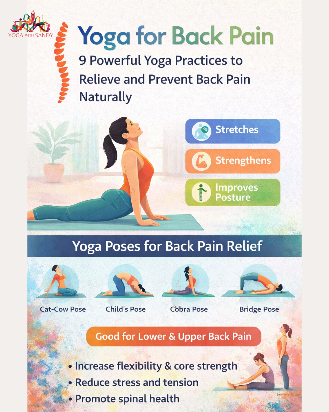 Yoga for Back Pain: 9 Powerful Poses to Relieve Pain Naturally