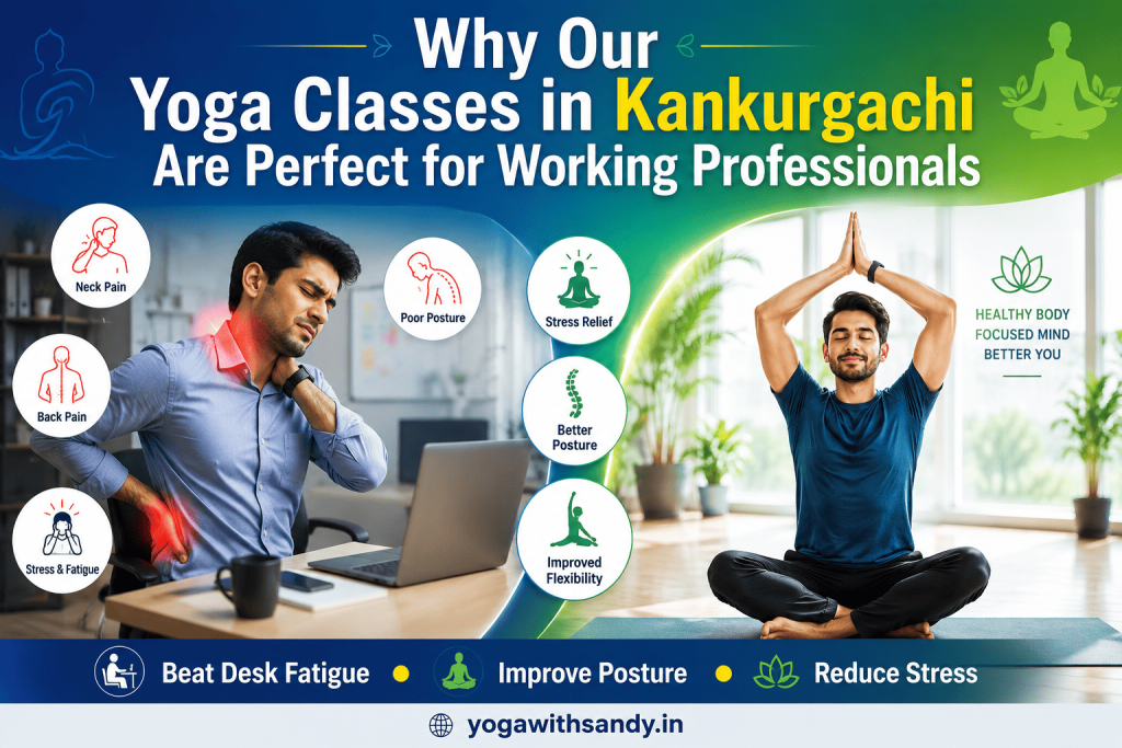 yoga class in kankurgachi yoga class in kolkata yoga classes near me yoga studio in kolkata yoga for working professionals stress relief yoga corporate yoga classes beginner yoga classes ashtanga yoga classes yoga for back pain posture correction yoga morning yoga classes evening yoga classes yoga with sandy best yoga teacher in kolkata meditation classes in kolkata yoga for office workers wellness programs in kolkata yoga for flexibility yoga for stress management