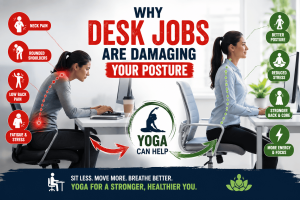 Best Yoga Practices for Poor Posture From Desk Jobs, yoga for desk workers desk yoga yoga for posture correction yoga for rounded shoulders yoga for neck pain yoga for back pain yoga for office workers yoga for spinal alignment yoga class in Kolkata yoga class in Kankurgachi yoga class near Manicktala yoga class near Ultadanga yoga class near you Yoga With Sandy certified yoga teacher experienced yoga teacher office stretching exercises work from home yoga yoga studio Kolkata best yoga poses for posture